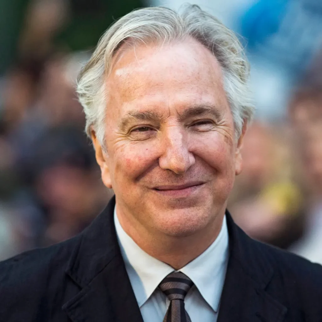 The instantly recognisable voice of the late Alan Rickman